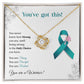 Ovarian Cancer - Teal Ribbon Awareness