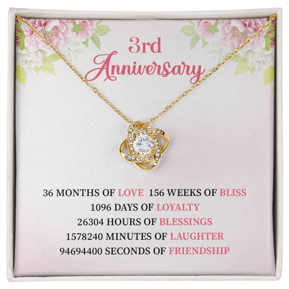3rd anniversary for woman