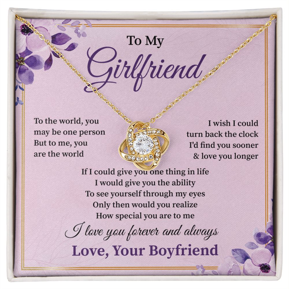 To My Girlfriend Love You Forever From Your Boyfriend.