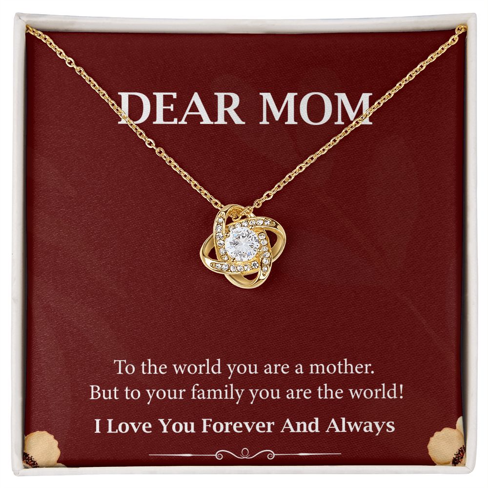 To Dear Mom I Love You Forever And Always From Son/ Daughter