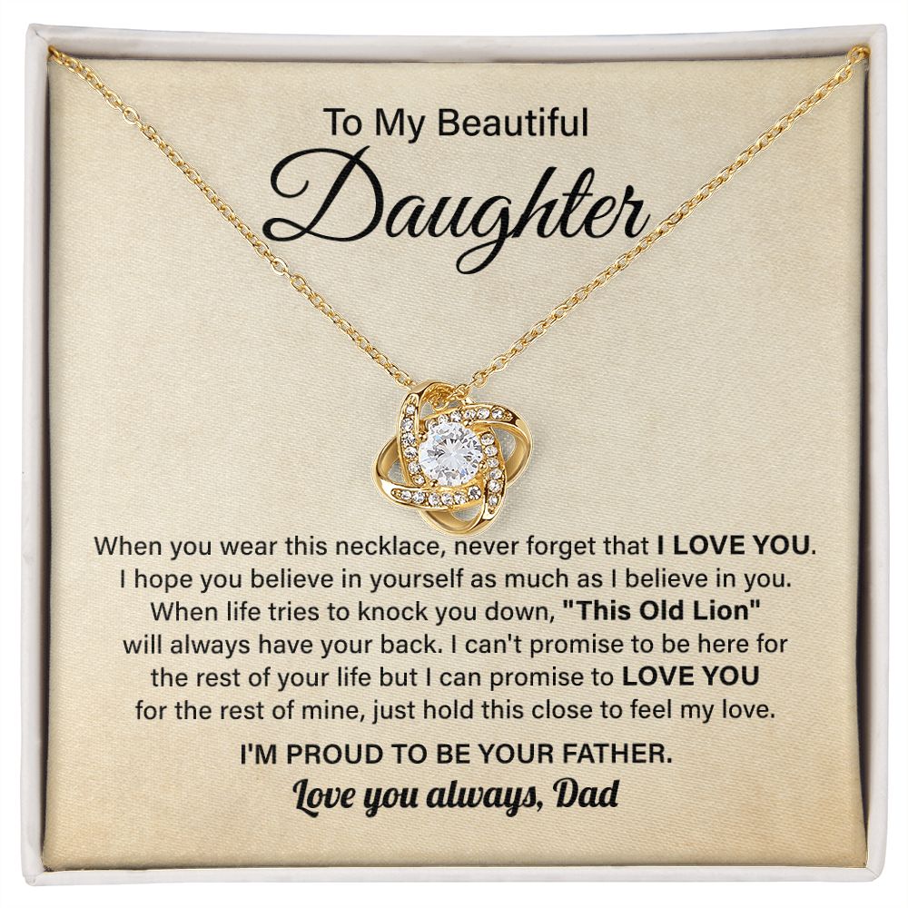 To My Beautiful Daughter I'm Proud To Be Your Father Love You Always, Dad