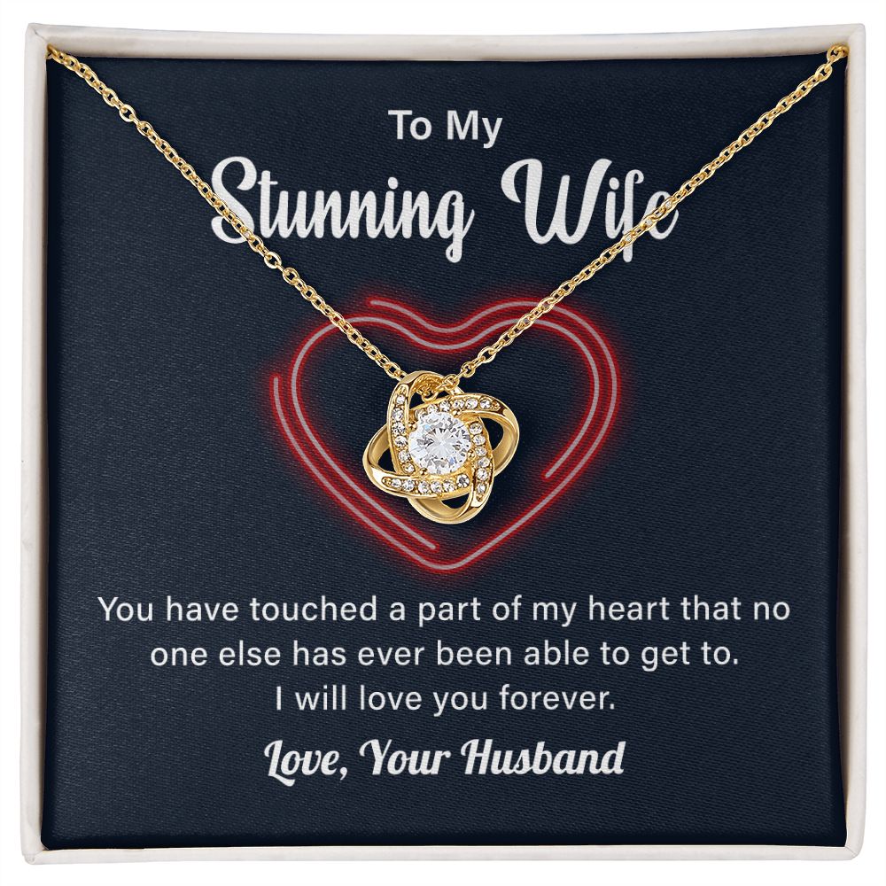 To My Stunning Wife I Will Love You Forever, Your Husband