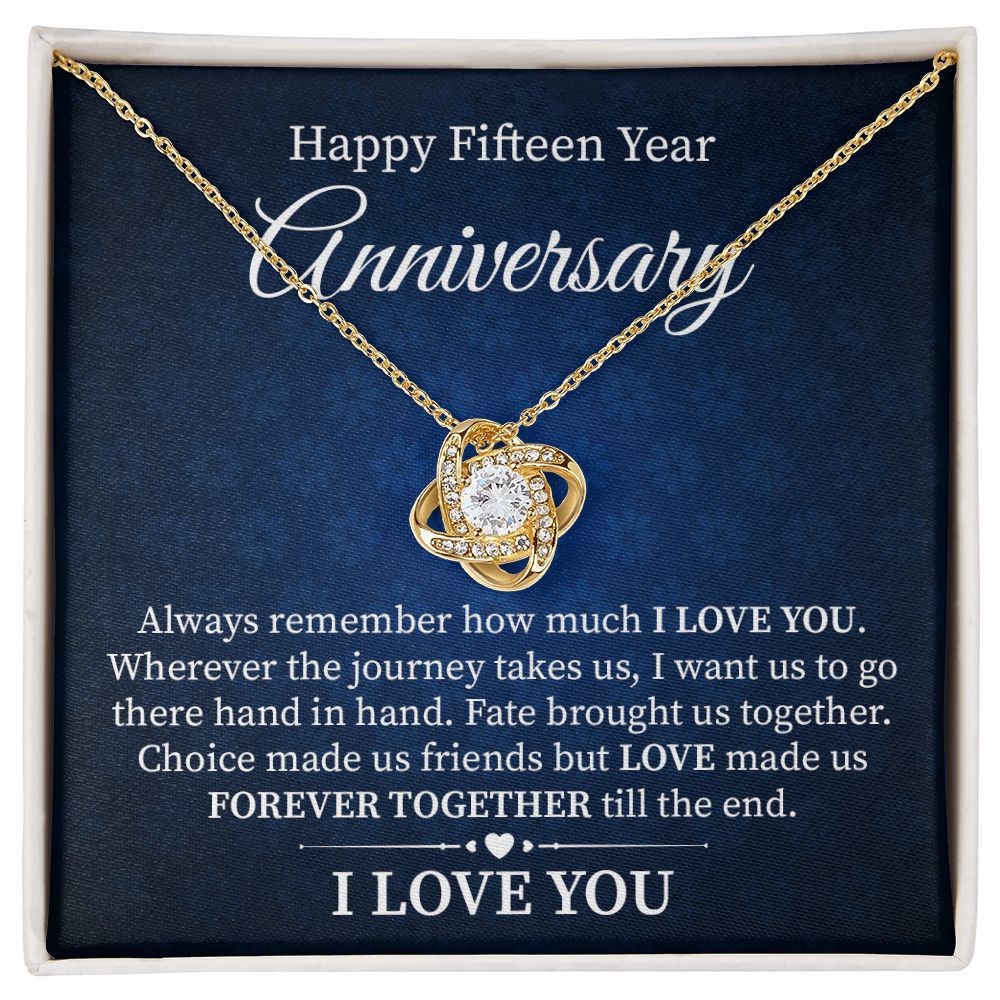 Happy 15 Year Anniversary Fate Brought Us Together I Love You