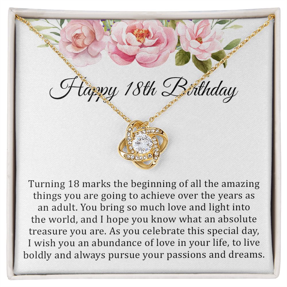 Happy 18th Birthday I Wish You An Abundance Of Love You In Your Life