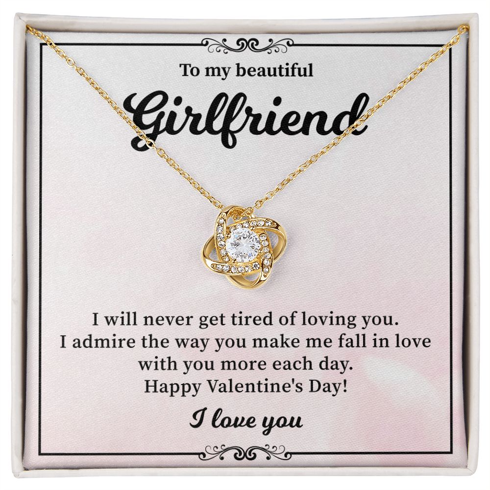 To My Beautiful Girlfriend I love You Happy Valentine's Day