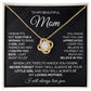 Necklace Gift for Mom from Daughter with Appreciation Card