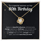 To A Special Woman On Her 80th Birthday Eighty Is A Beautiful Milestone