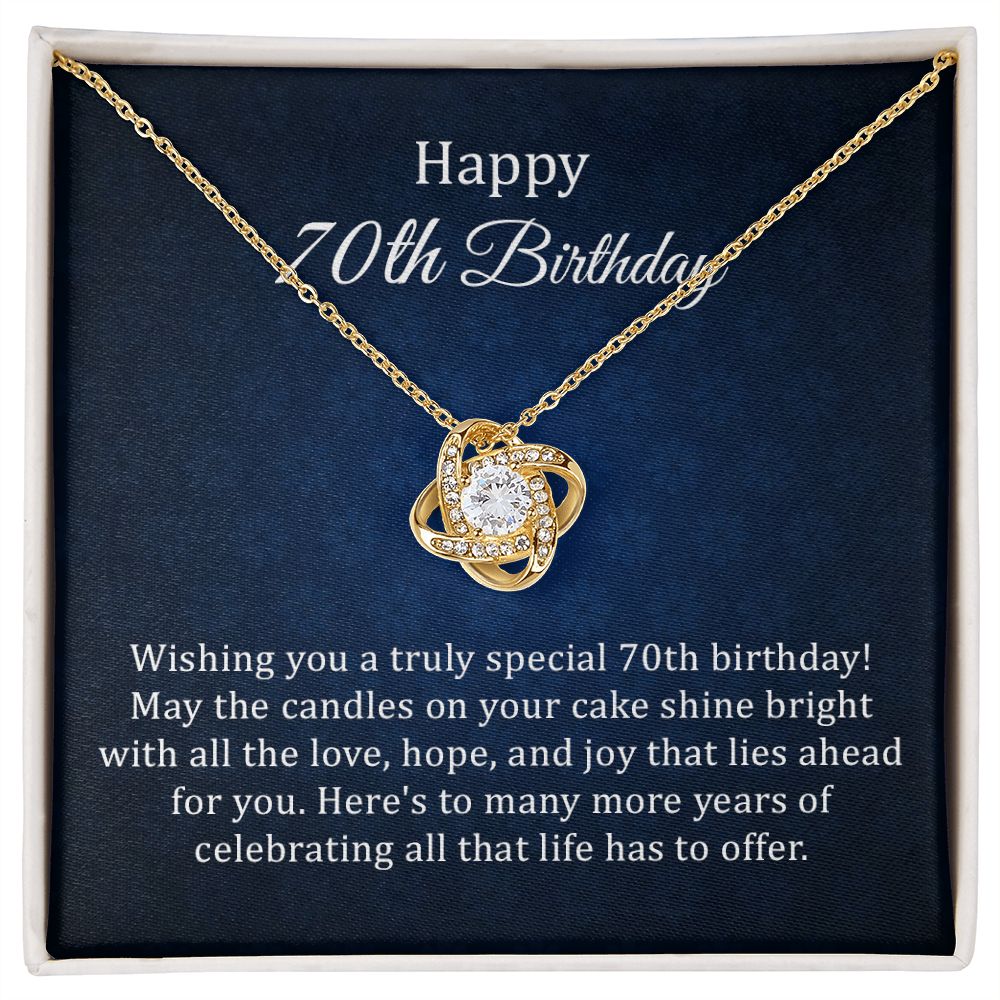 Happy 70th Birthday May The Candles On Your Cake Shine Bright With In The Love
