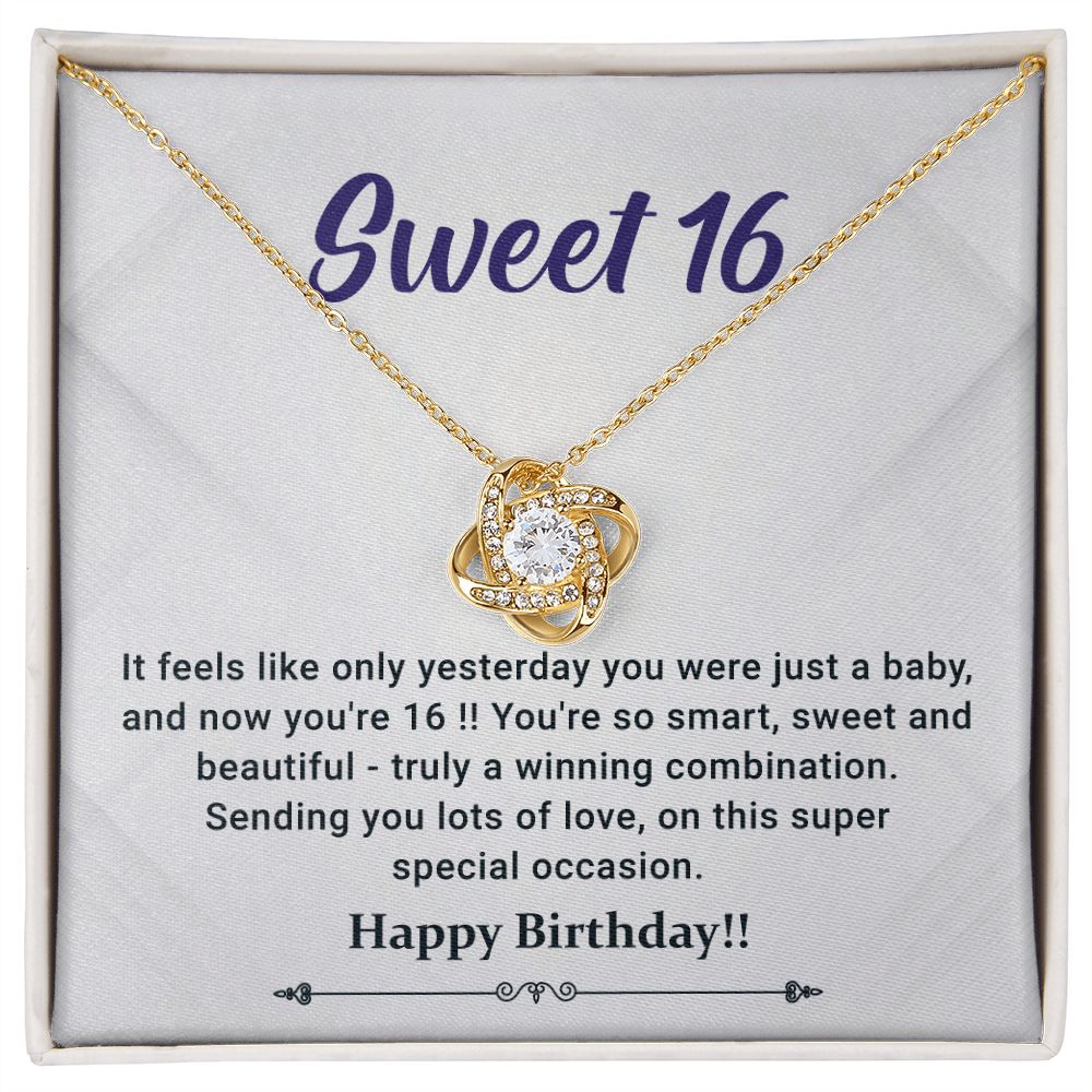 Sweet 16 Sending You Lots Of Love , On This Super Special Occasion