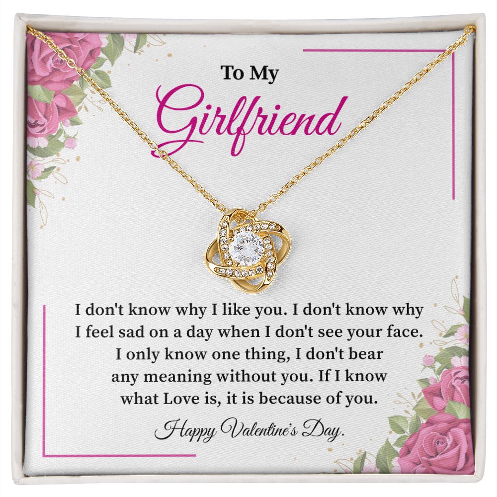 To My Girlfriend Happy Valentine's Day Love You Forever