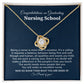 Nursing School Graduation Necklace Gift With Amazing Box