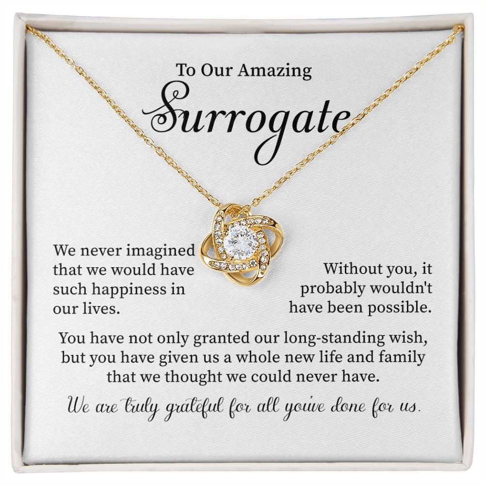 To Our Amazing Surrogate We Are Truly Grateful For All You've Done For Us