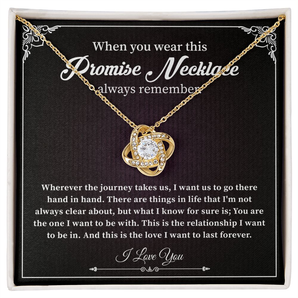 When You Wear This Promise Necklace From Boyfriend / Husband