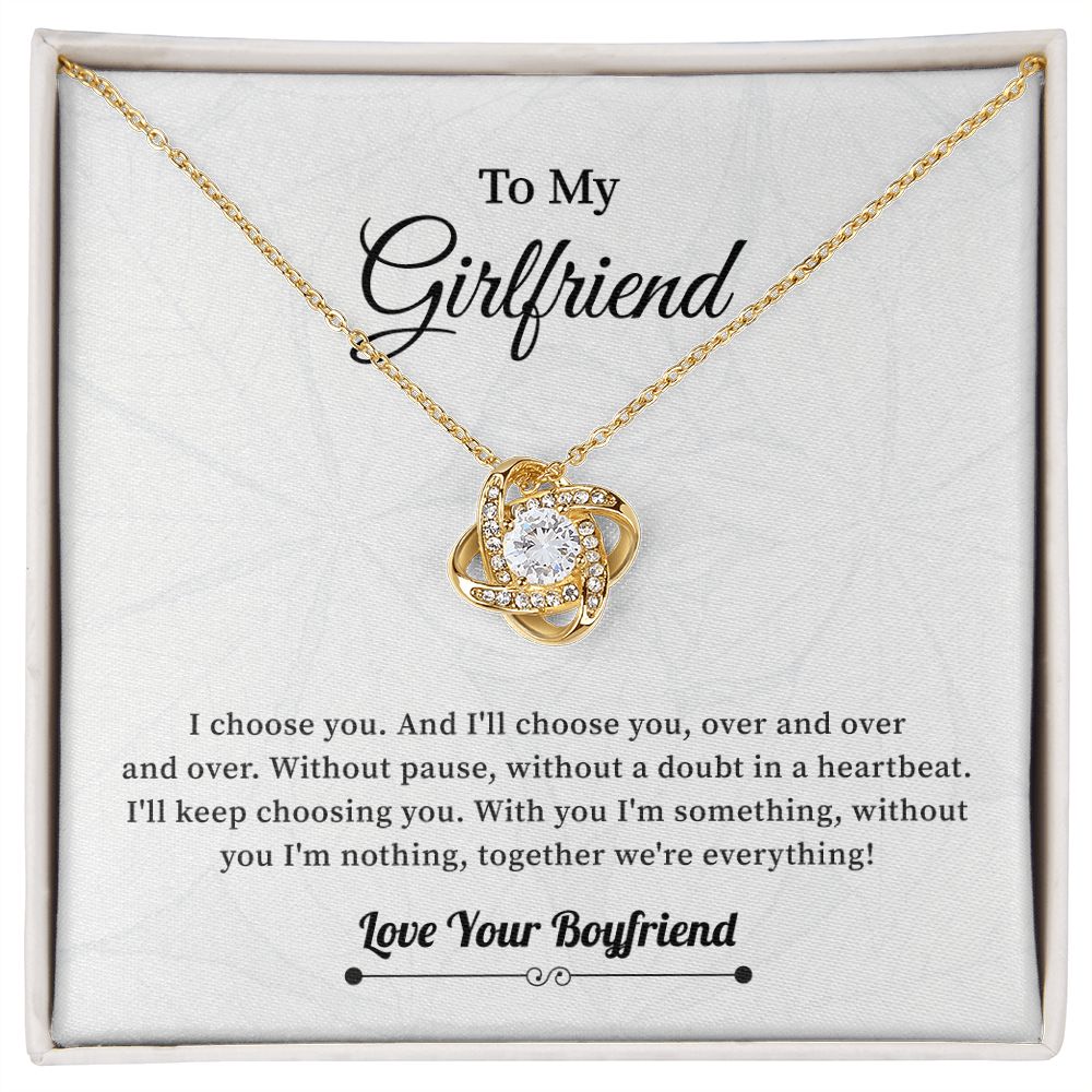 To My Girlfriend I Chose You and Love Forever From Boyfriend