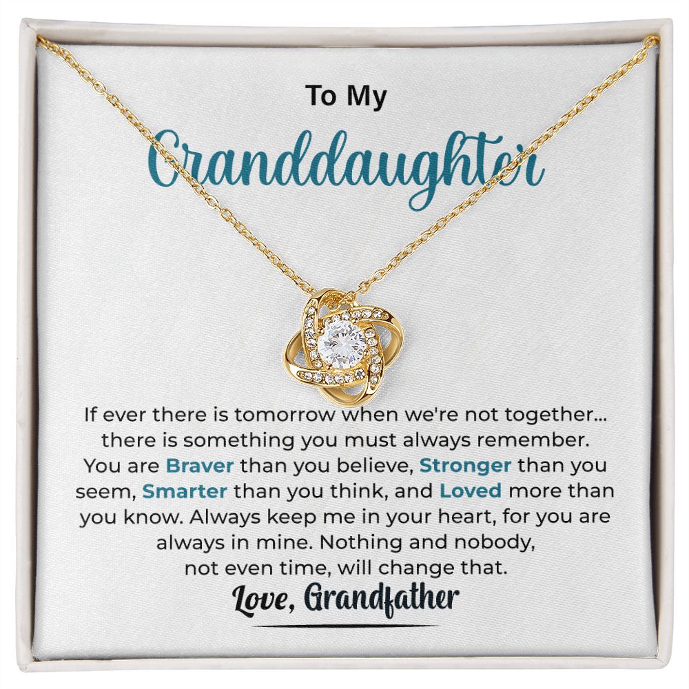 To My Granddaughter Always keep Me In Your Heart, For You Are  Always In Mine