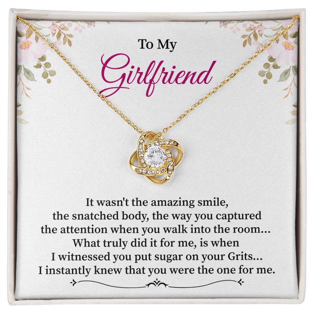 To My Girlfriend It Wasn't The Amazing Smile