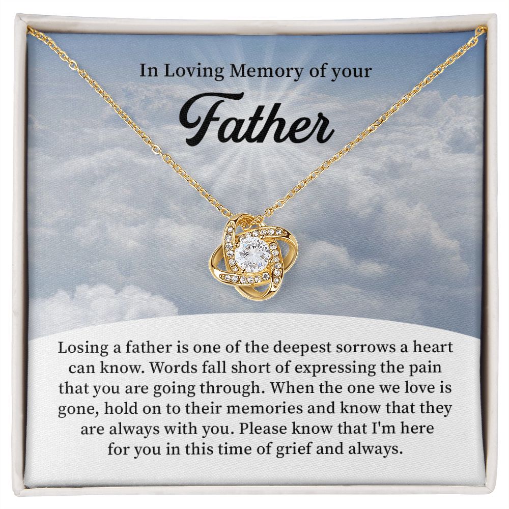 In Loving Memory  Of Your Father I'm Here For You In This Time Of Grief And Always