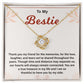 To My Bestie You Are A true Treasure In My Life And I Am So Thankful To Have You By My Side