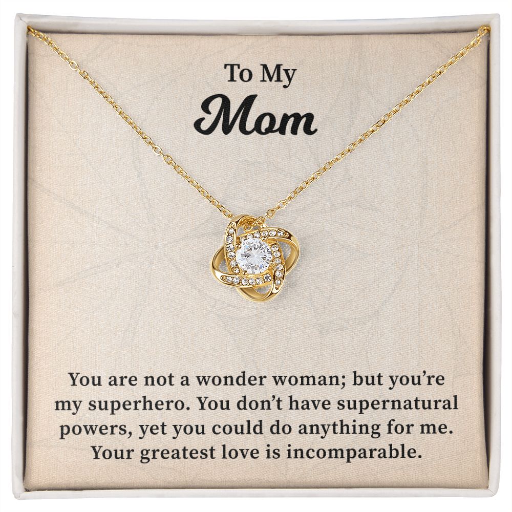 To My Mom You are Not A Wonder Woman Your Greatest Love Is Incomparable