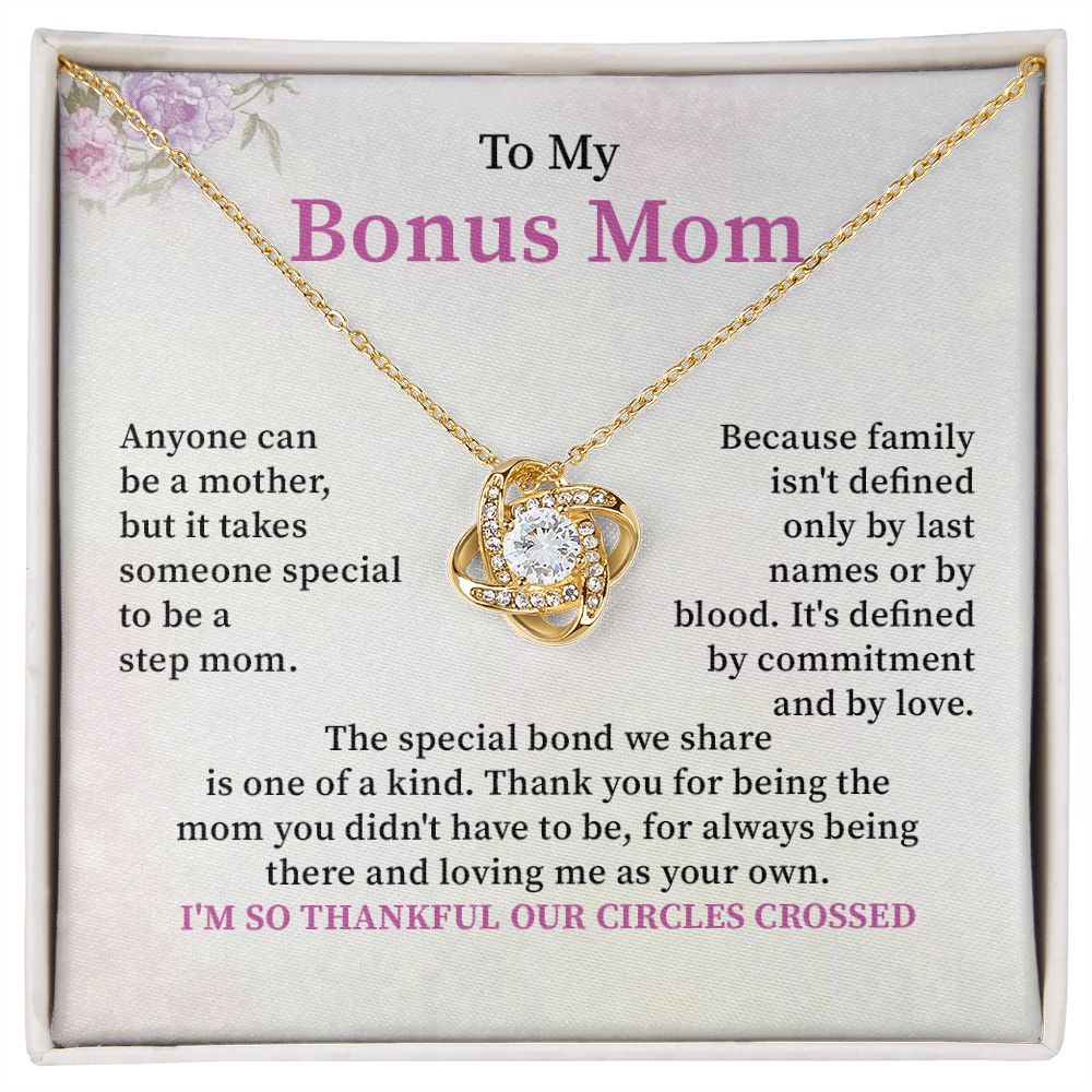 To My Bonus Mom I'm So Thankful Our Cireles Crossed