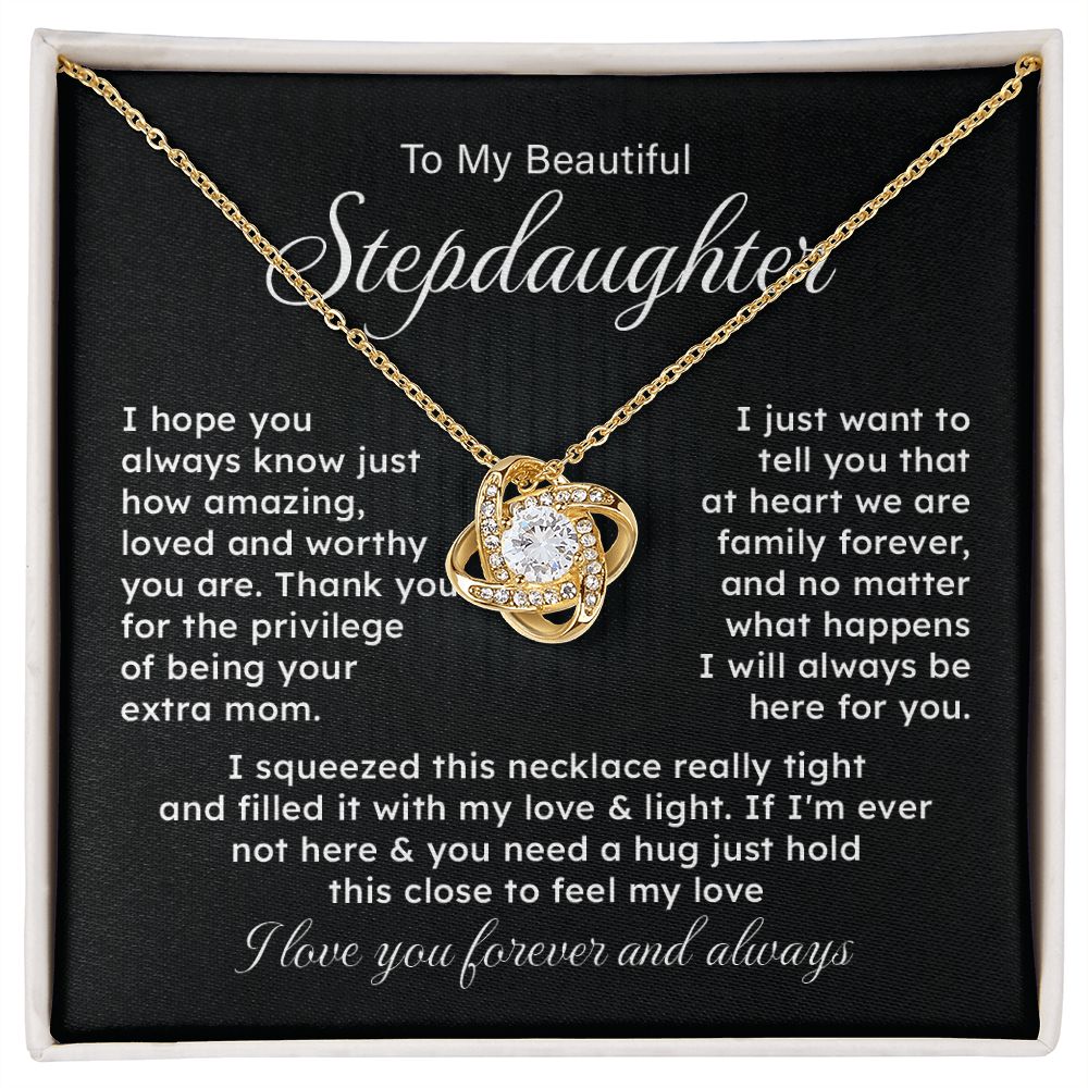 To My Beautiful Stepdaughter I Squeezed This Necklace Really Tight And Filled It With My Love & Light