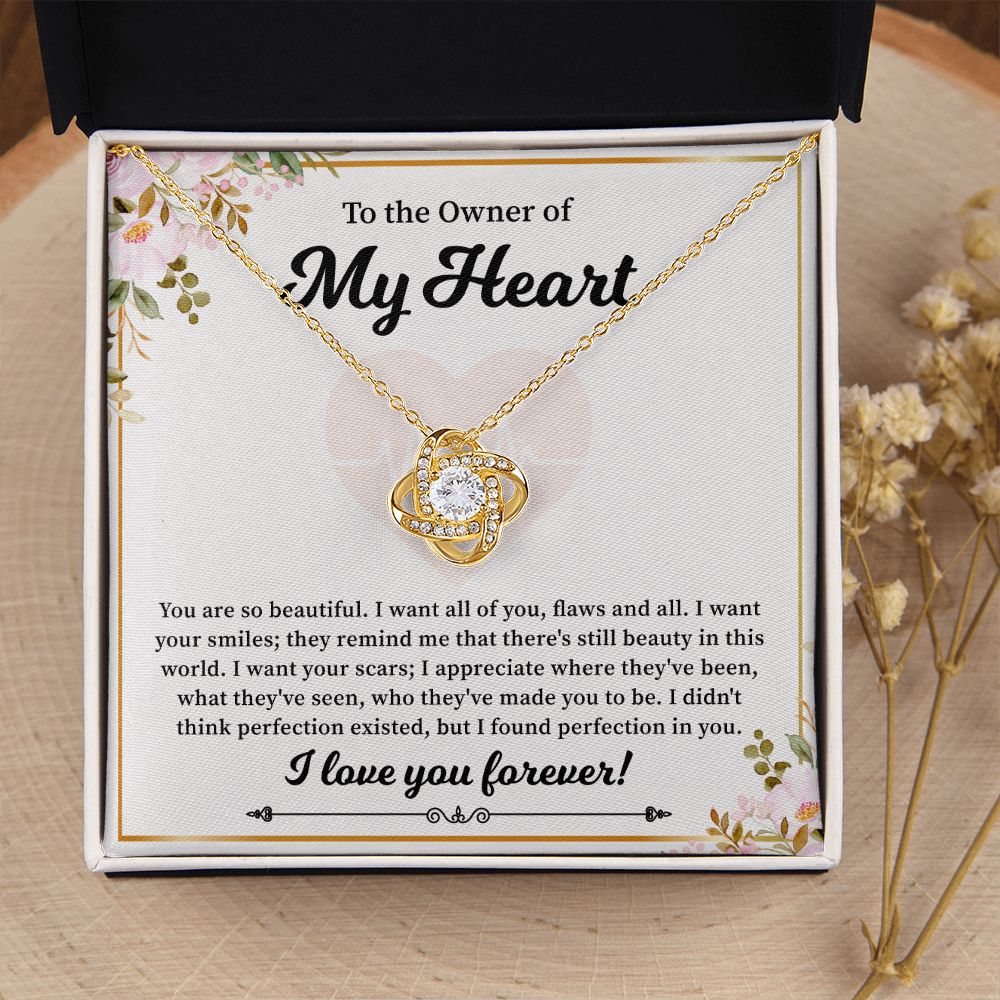 To The Owner Of My Heart I Love You Forever