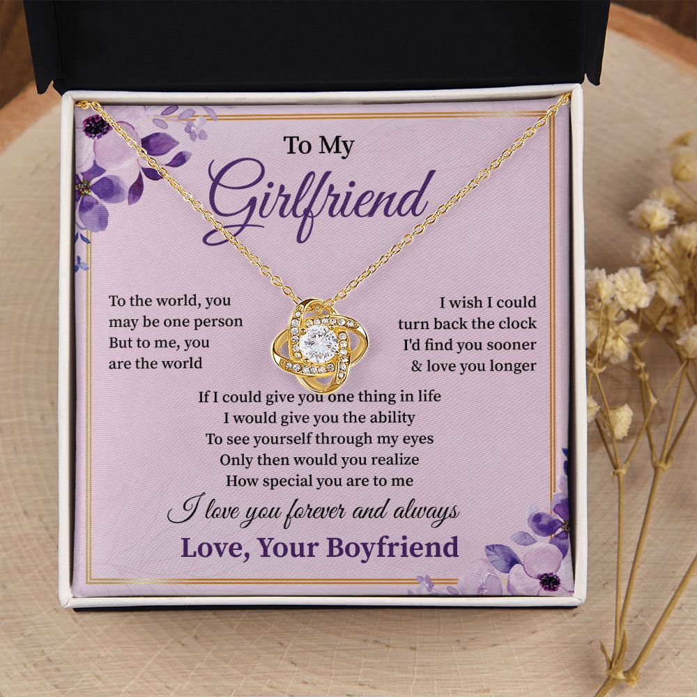 To My Girlfriend Love You Forever From Your Boyfriend.