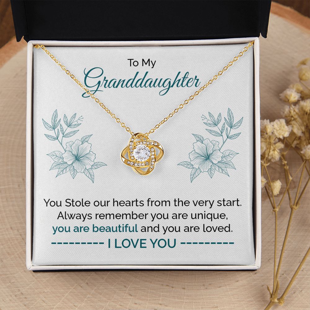 To My Granddaughter You Stole Our Hearts From The Every Very Start