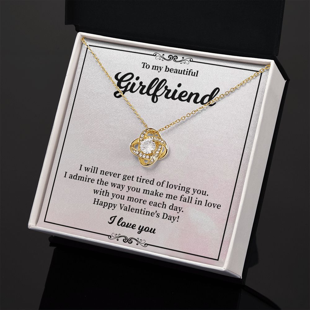 To My Beautiful Girlfriend I love You Happy Valentine's Day