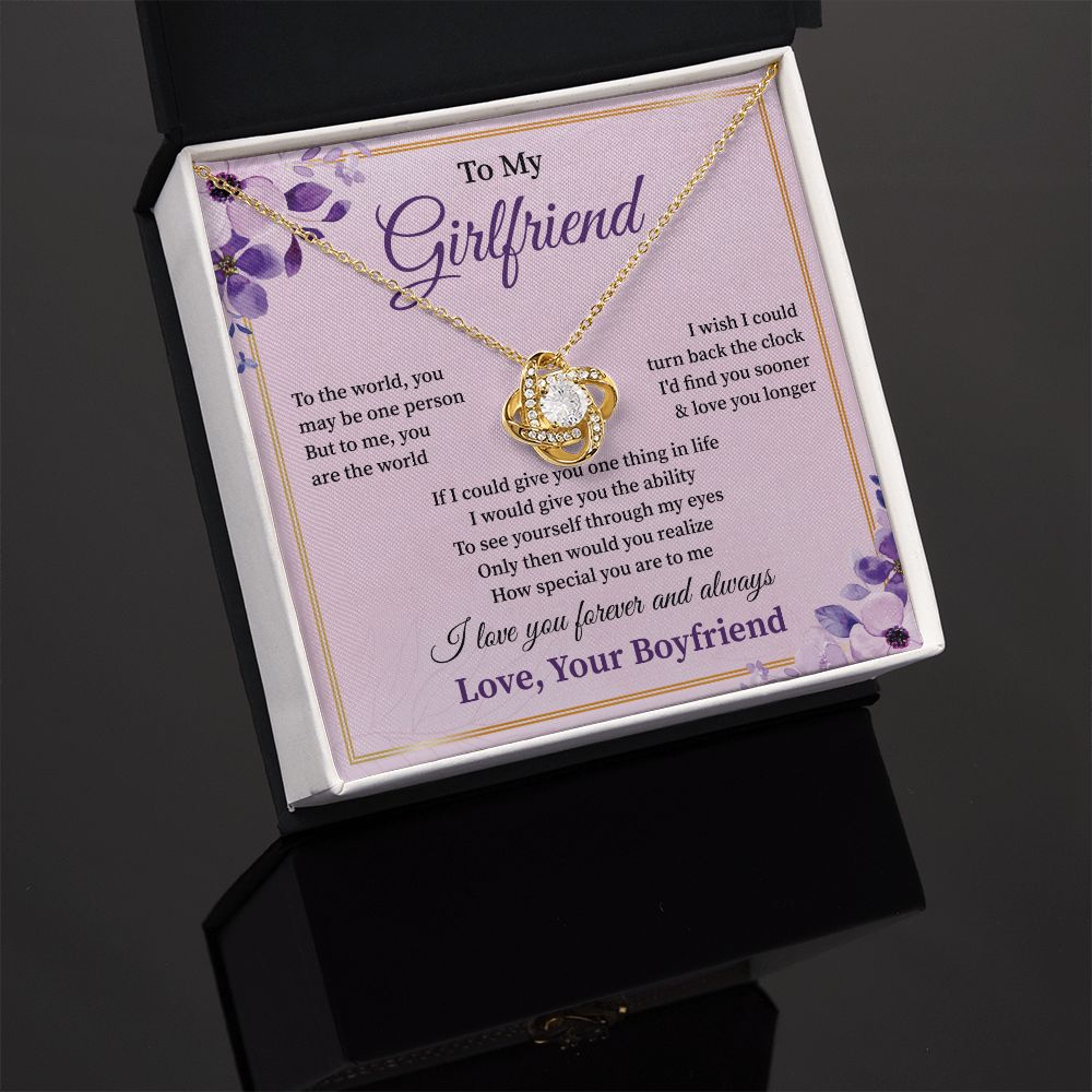 To My Girlfriend Love You Forever From Your Boyfriend.