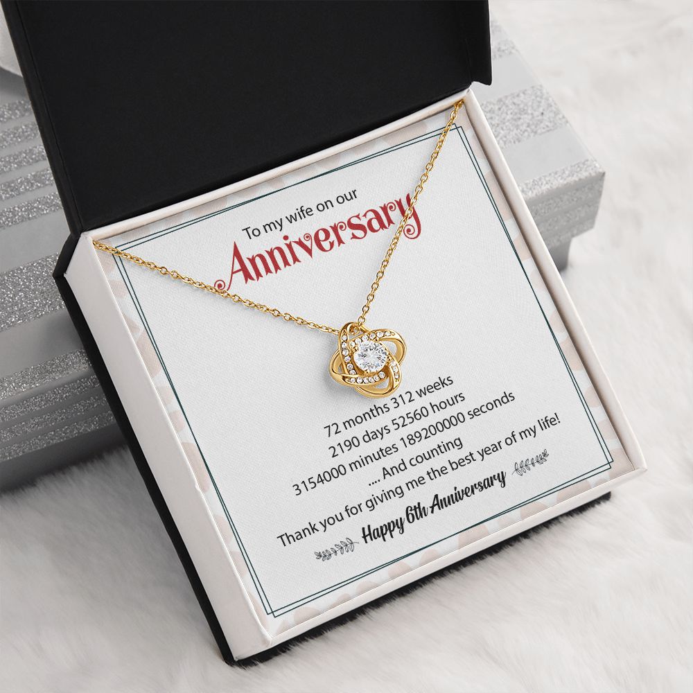 To My Wife On Our Happy 6th Anniversary  Thank You For Give Me The Best Year Of My Life