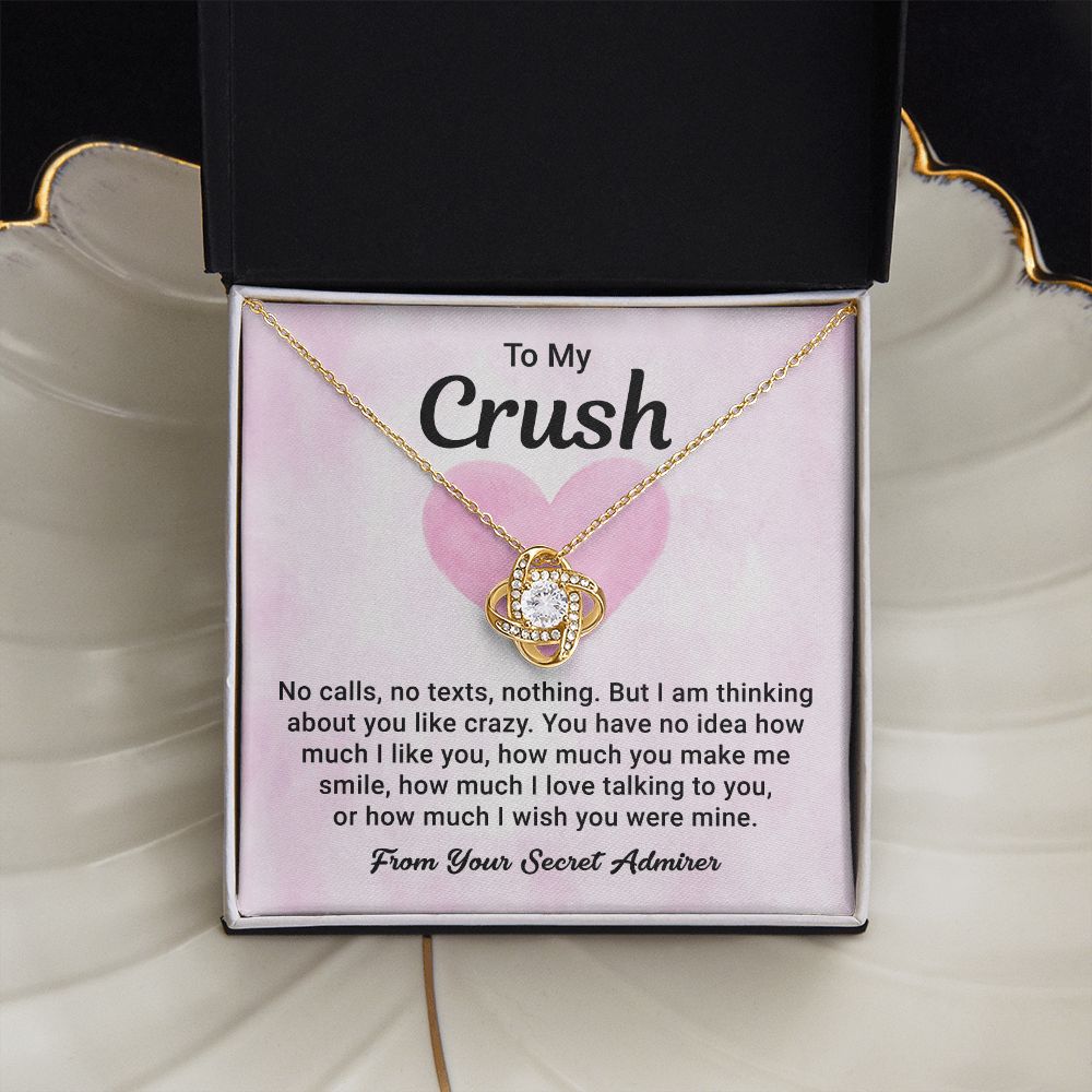To My Crush How Much I Love Talking To You From Your Secret Admirer