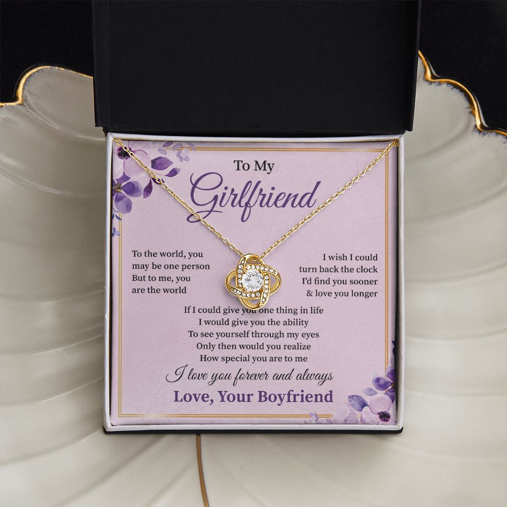 To My Girlfriend Love You Forever From Your Boyfriend.