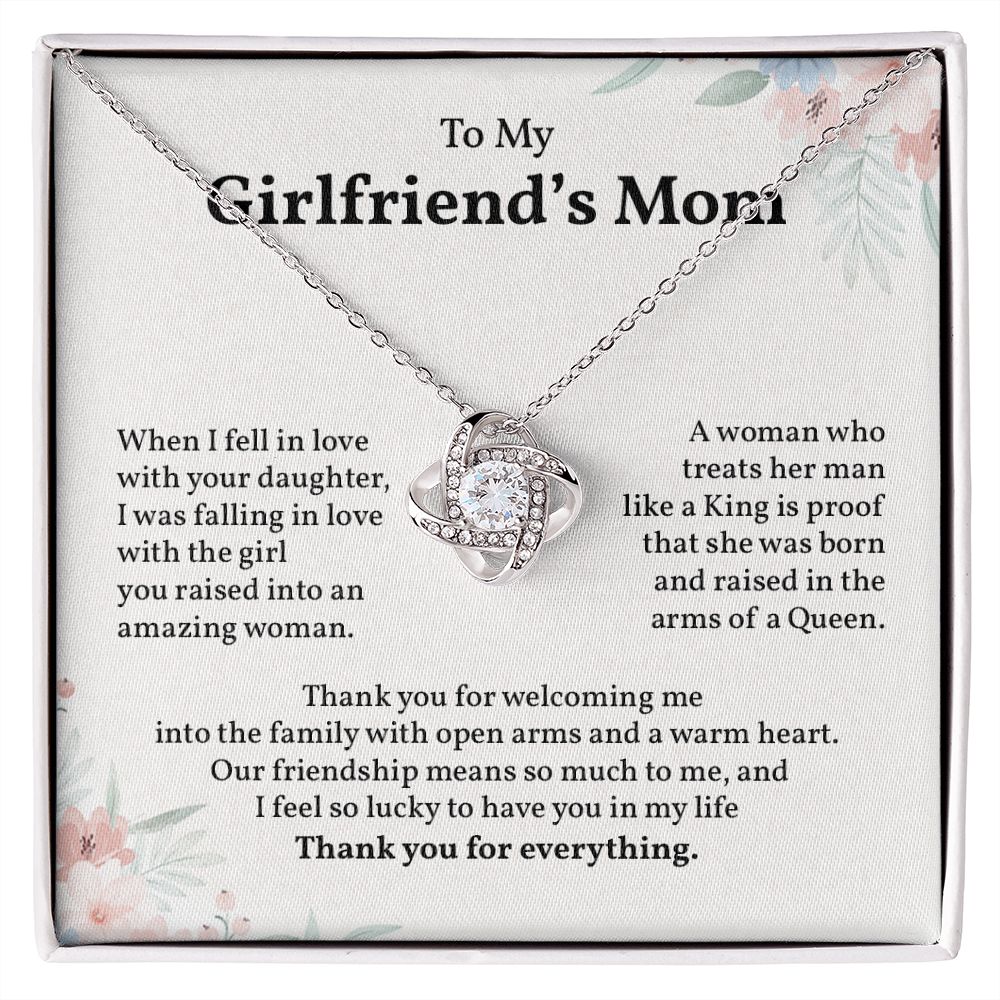 To My Girlfriend's Mom I Feel So Lucky TO Have You In My Life Thank You For Everything