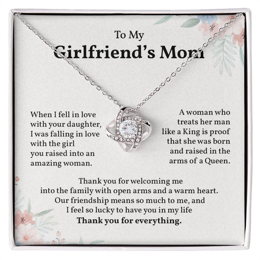 To My Girlfriend's Mom I Feel So Lucky TO Have You In My Life Thank You For Everything