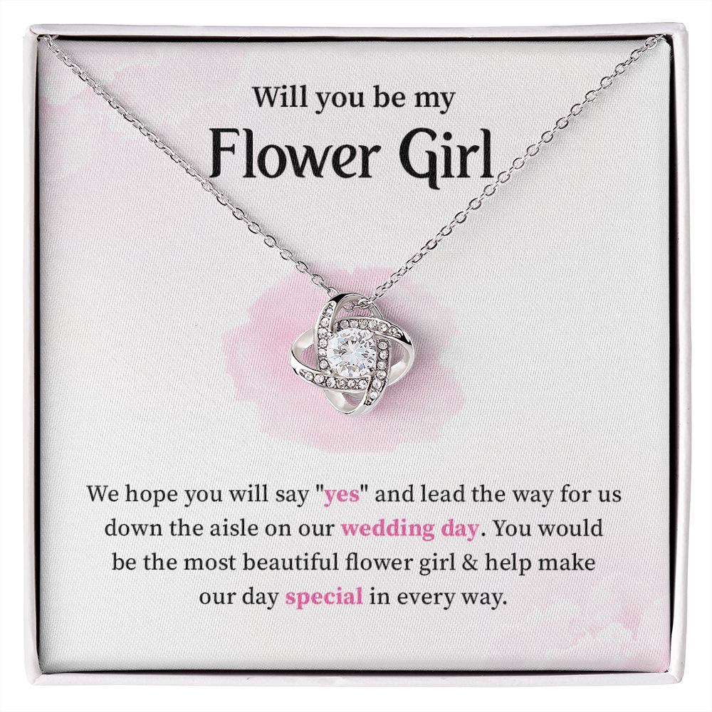 Flower Girl - we hope you will say "yes"