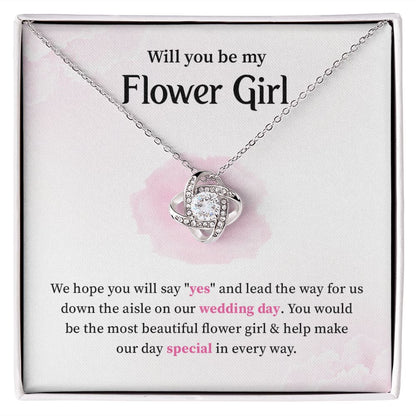 Flower Girl - we hope you will say "yes"