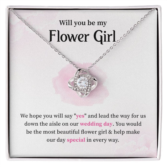 Flower Girl - we hope you will say "yes"