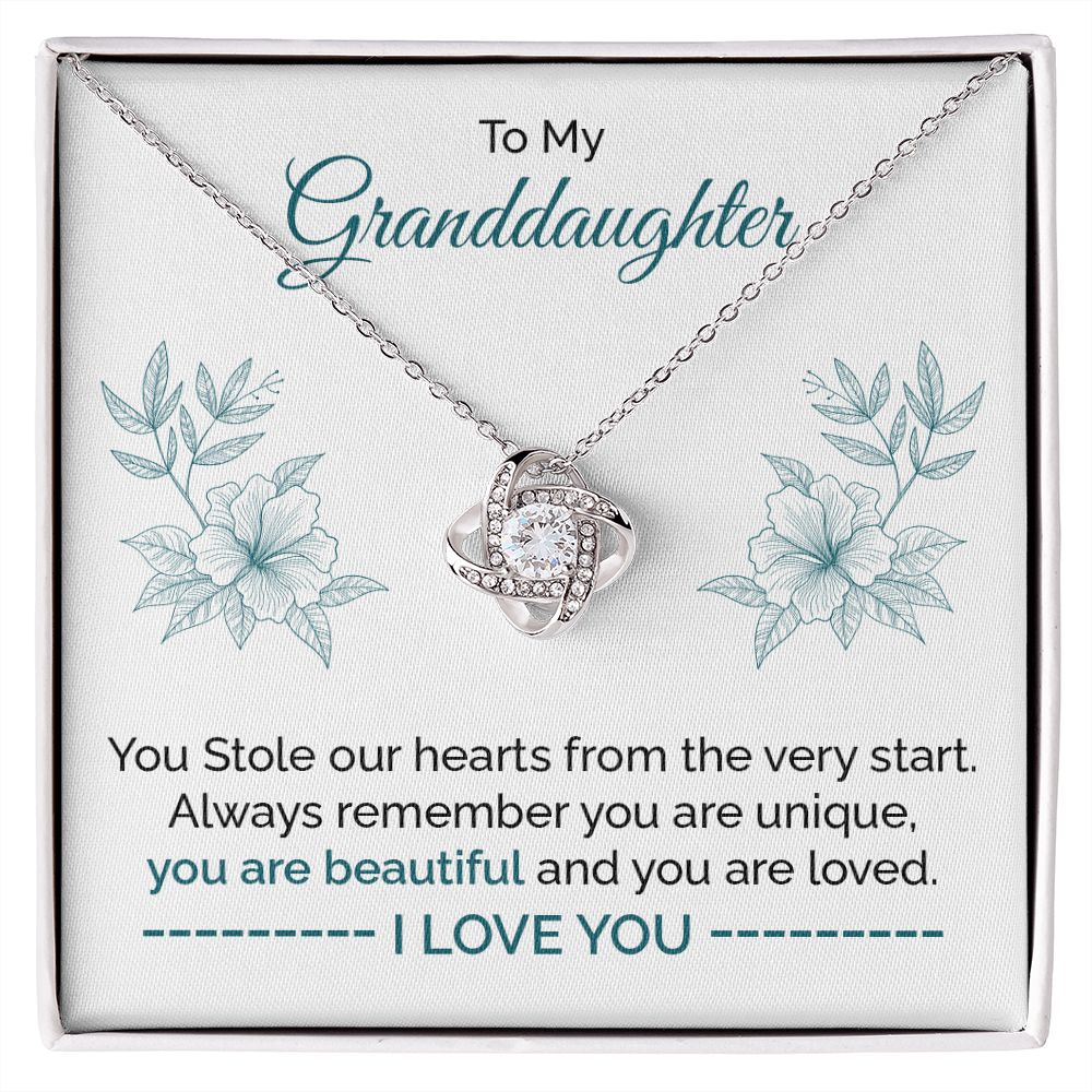 To My Granddaughter You Stole Our Hearts From The Every Very Start
