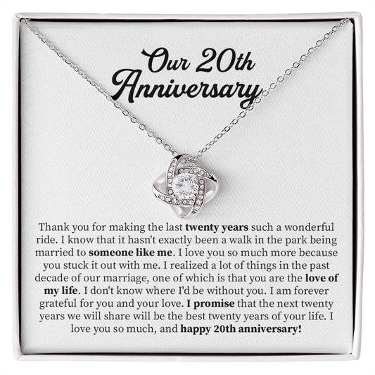 Our 20th anniversary I am forever Grateful  For You and Your Love