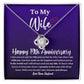 19th Anniversary Necklace Gift for Wife From Husband