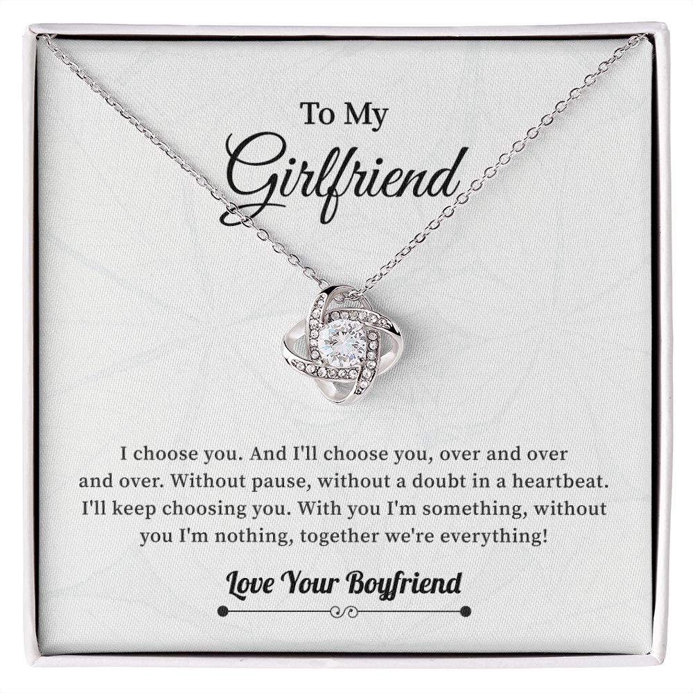 To My Girlfriend I Chose You and Love Forever From Boyfriend