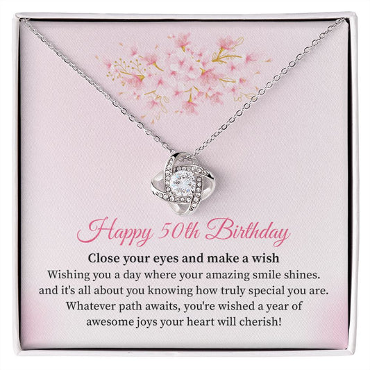 Happy 50th Birthday, You're Wished A Year Of Awesome Joys Your Heart  Will Cherish