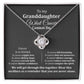 Granddaughter Cancer Support Necklace Gift Box