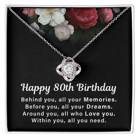 Happy 80th Birthday Behind You, All Your Memories. Within You , All You Need