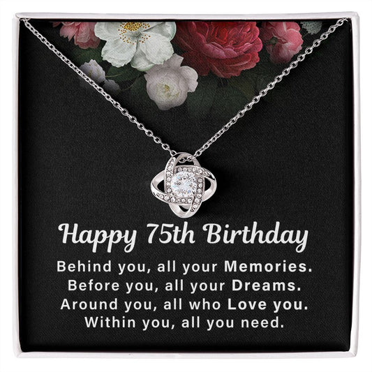 Happy 75th Birthday Behind You, All Your Memories. Within You , All You Need
