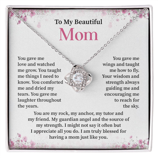 To My Beautiful Mom I Am Truly Blessed For Having A Mom Just Like You