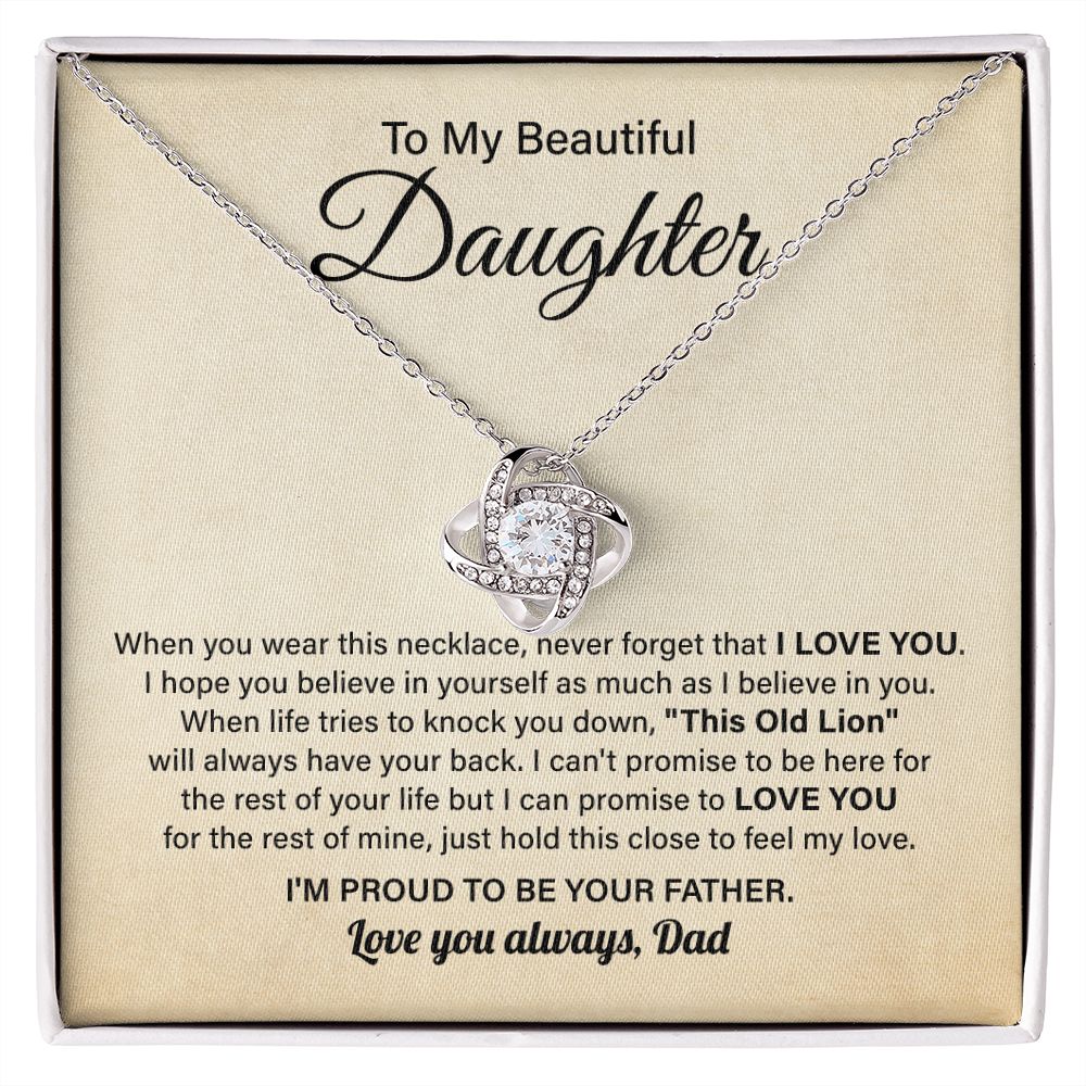 To My Beautiful Daughter I'm Proud To Be Your Father Love You Always, Dad