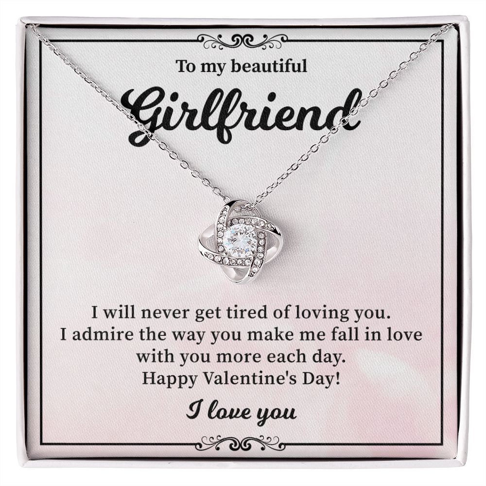 To My Beautiful Girlfriend I love You Happy Valentine's Day