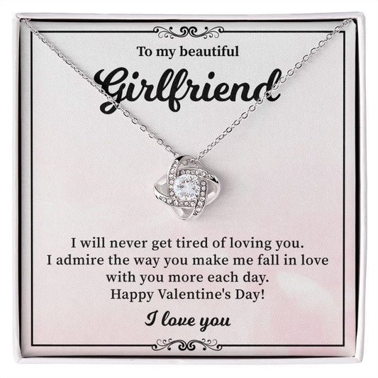 To My Beautiful Girlfriend I love You Happy Valentine's Day